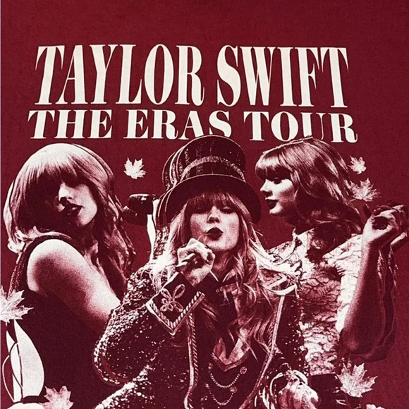 2023 Taylor Swift The Eras Tour Concert Short Sleeve Unisex Cotton T-Shirt Small - Picture 10 of 10